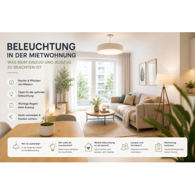 Beleuchtung in der Mietwohnung:...