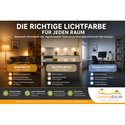 Die richtige Lichtfarbe wählen:...