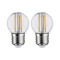Filament 230V LED Tropfen E27 2x470lm 2x5W 2700K Klar 2
