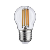 Filament 230V LED Tropfen E27 800lm 6,5W 2700K dimmbar Klar 