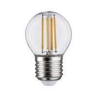 Filament 230V LED Tropfen E27 470lm 4,8W 2700K dimmbar Klar 