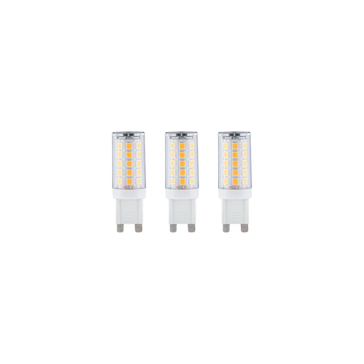 Standard 230V LED Stiftsockel G9 3er-Pack 3x250lm 3x2,5W 2700K Klar