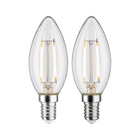 Filament 230V LED Kerze E14 2x250lm 2x2,7W 2700K Klar 5