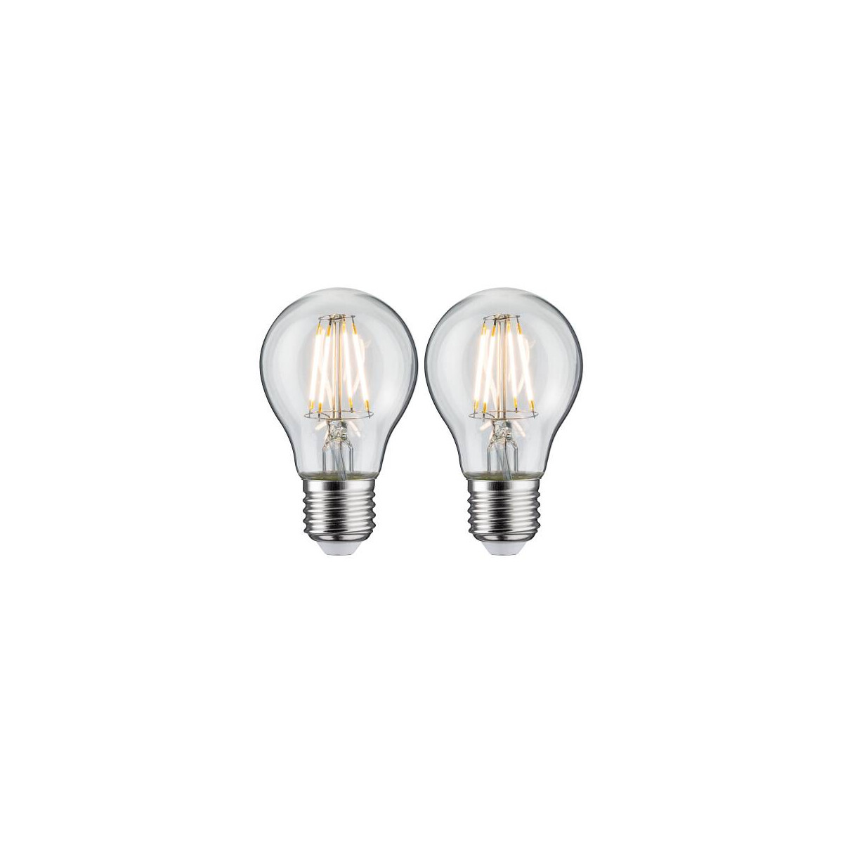 Filament 230V LED Birne E27 2x470lm 2x5W 2700K Klar