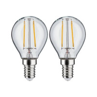 Filament 230V LED Tropfen E14 2x250lm 2x2,7W 2700K Klar 2