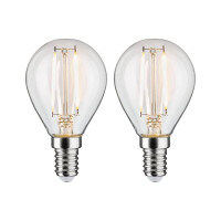 Filament 230V LED Tropfen E14 2x250lm 2x2,7W 2700K Klar 5
