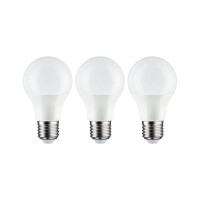 Standard 230V LED Birne E27 3er-Pack 3x806lm 3x8W 2700K Opal