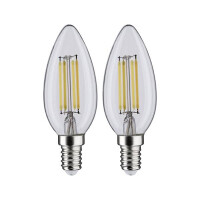 Filament 230V LED Kerze E14 2x470lm 2x4,8W 4000K Matt 2