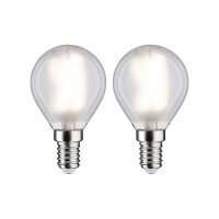 Filament 230V LED Tropfen E14 2x470lm 2x gallery