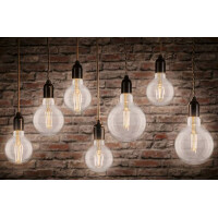 Filament 230V LED Globe G125 E27 1055lm 9W 2700K Klar 3