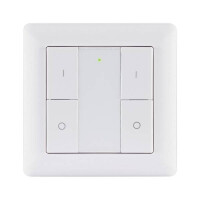 Wandschalter Smart Home Zigbee On/Off/Dimm Weiß 2