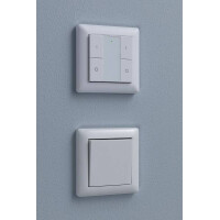 Wandschalter Smart Home Zigbee On/Off/Dimm Weiß 4