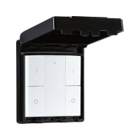 Wandschalter Smart Home Zigbee On/Off/Dimm Outdoor Schwarz 2