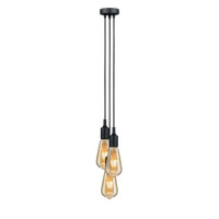 Neordic Pendelleuchte Ketil E27 max. 3x60W Schwarz dimmbar S