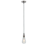 Neordic Pendelleuchte Eldar E27 max. 60W Grau Nickel dimmbar