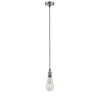 Neordic Pendelleuchte Eldar E27 max. 60W Grau Nickel dimmbar