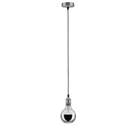 Neordic Pendelleuchte Eldar E27 max. 60W Grau Nickel dimmbar