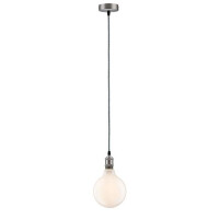 Neordic Pendelleuchte Eldar E27 max. 60W Grau Nickel dimmbar