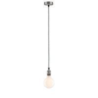 Neordic Pendelleuchte Eldar E27 max. 60W Grau Nickel dimmbar