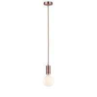 Neordic Pendelleuchte Haldis E27 max. 60W Kupfer dimmbar Met