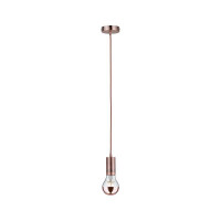 Neordic Pendelleuchte Haldis E27 max. 60W Kupfer dimmbar Met