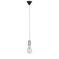 Neordic Pendelleuchte Jano E27 max. 60W Grau Schwarz dimmbar