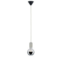 Neordic Pendelleuchte Jano E27 max. 60W Grau Schwarz dimmbar