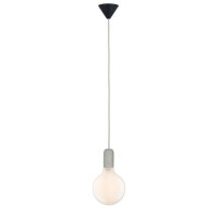 Neordic Pendelleuchte Jano E27 max. 60W Grau Schwarz dimmbar