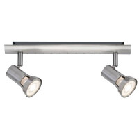 Wand-/Deckenleuchte Teja GU10 230V max. 2x10W dimmbar Nickel