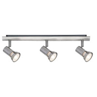 Wand-/Deckenleuchte Teja GU10 230V max. 3x10W dimmbar Nickel