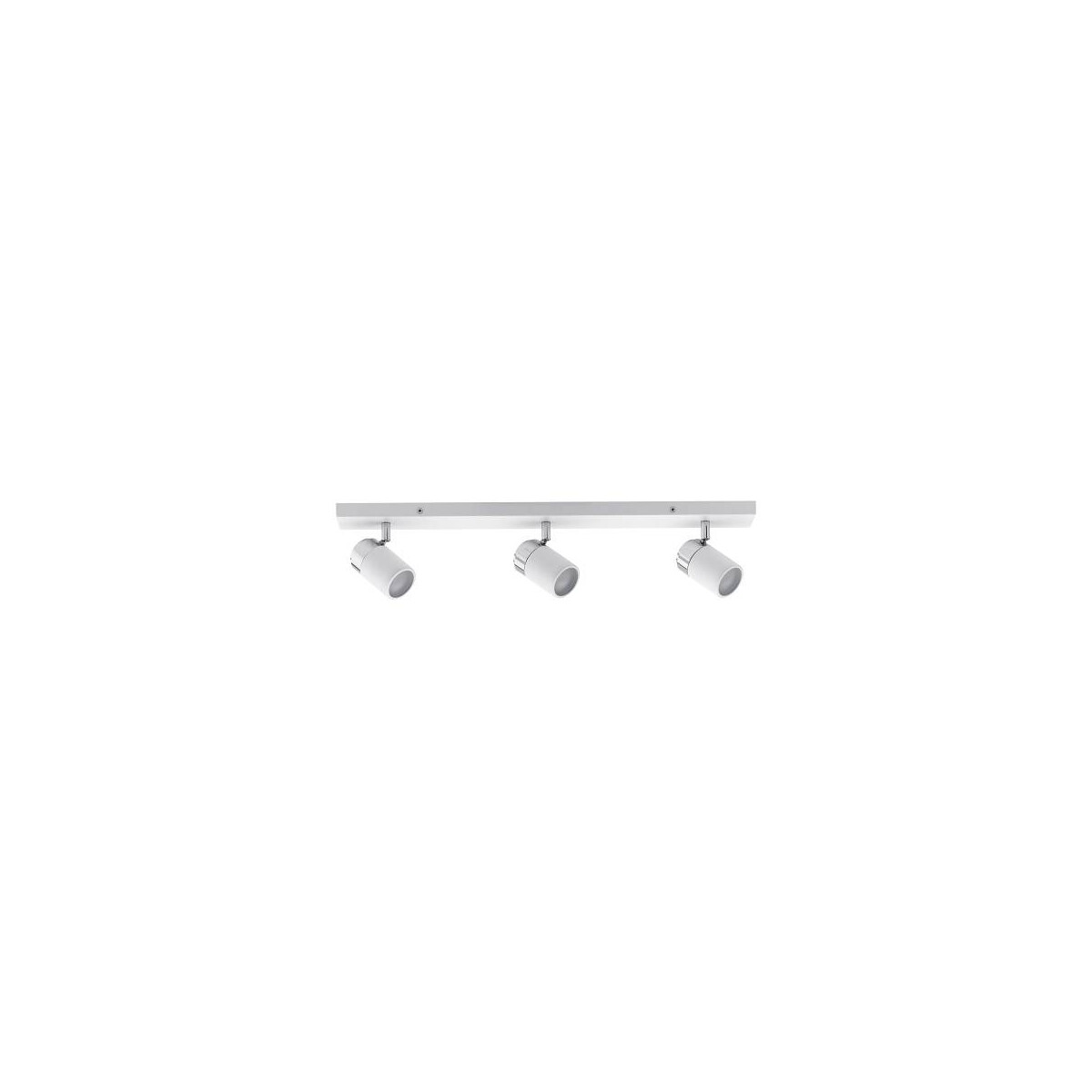 Deckenstrahler Zyli IP44 GU10 230V max. 3x10W dimmbar Weiß Chrom