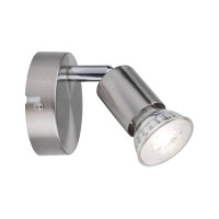 Deckenstrahler Carolina GU10 230V max. 10W dimmbar Nickel ma