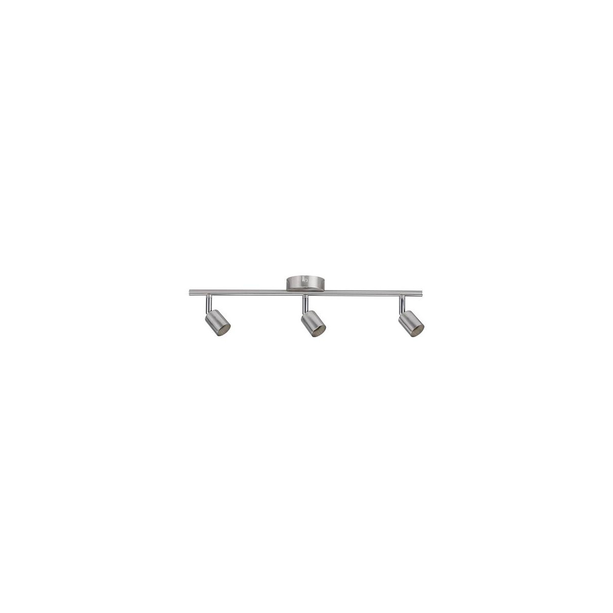 Deckenstrahler Carolina GU10 230V max. 3x10W dimmbar Nickel matt