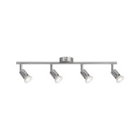 Deckenstrahler Carolina GU10 230V max. 4x10W dimmbar Nickel 