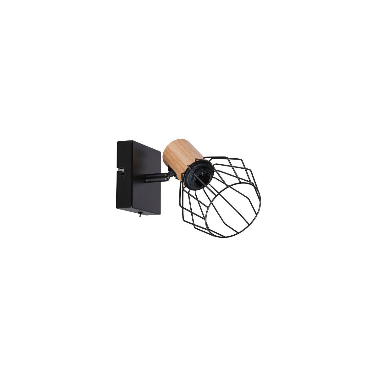 Deckenstrahler Lanka E14 230V max. 20W dimmbar Schwarz