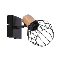 Deckenstrahler Lanka E14 230V max. 20W dimmbar Schwarz