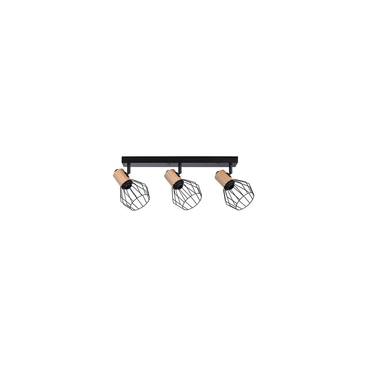 Deckenstrahler Lanka E14 230V max. 3x20W dimmbar Schwarz