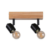 Deckenstrahler Arvid E27 230V max. 2x20W dimmbar Schwarz 3