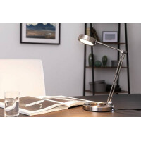 LED Schreibtischleuchte Zed 3000K 359lm 5W Eisen gebürs