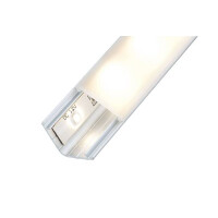 LED Strip Profil Delta 2m Alu Satin 2