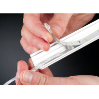 LED Strip Profil Delta 1m Alu Satin 7