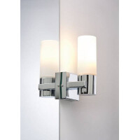 Spiegelleuchte Gemini IP44 E14 230V max. 2x20W dimmbar Chrom