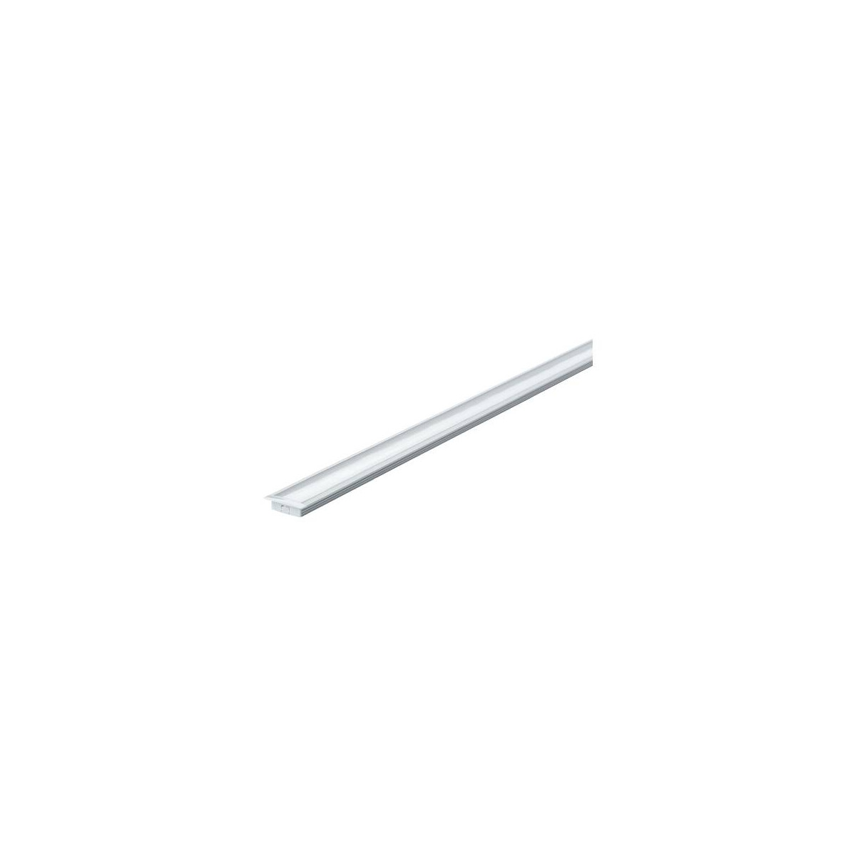 LED Strip Einbauprofil Floor 2.010x27mm Alu Satin