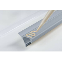LED Strip Profil Corner 2m Grau 5