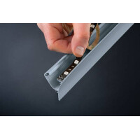 LED Strip Profil Corner 2m Grau 6