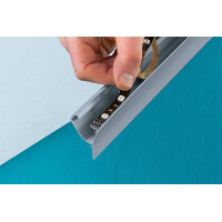 LED Strip Profil Corner 1m Grau 8