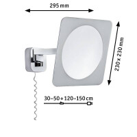 LED Kosmetikspiegel Bela Mit Leuchtmittel IP44 3000K 260lm 2
