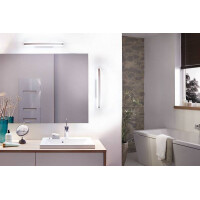 LED Spiegelleuchte Kuma IP44 3000K 660lm 230V 9W Chrom Wei&s