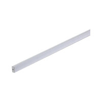 LED Strip Profil Base Weißer Diffusor 1m Alu eloxiert 