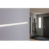 LED Strip Profil Base Weißer Diffusor 1m Alu eloxiert 